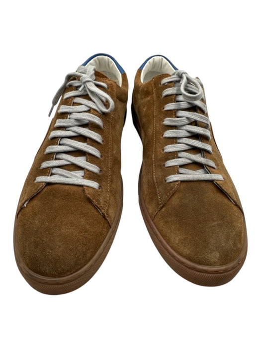 Oliver Cabell Shoe Size 43 Brown & Blue Suede Solid Low Top Men's Shoes Brown & Blue / 43