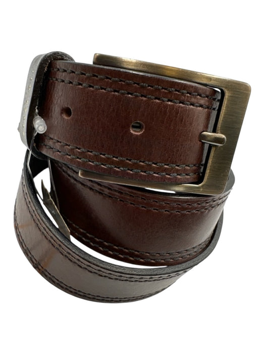 Ted Baker Brown Leather Solid Men's Belt Brown
