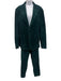 Dan John Green Polyester Solid 2 Button Men's Suit Green / 46