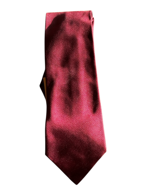 Charvet Red Silk Solid Men's Tie Red