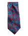 Robert Keyte Red & Multi Silk Paisley Men's Tie Red & Multi