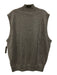 Khakis Size XL Gray Cashmere Solid Zipper Men's Vest Gray / XL