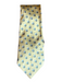 Turnbull & Asser Yellow & Blue Silk All Over Print Men's Tie Yellow & Blue