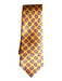 Seaward & Stearn Orange & Multi Silk All Over Print Men's Tie Orange & Multi