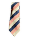 Gucci AS IS Pink, Blue & White Silk Striped Men's Tie Pink, Blue & White