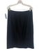 St John Collection Size 14 Black Wool Blend Knit Silver Tone Buttons Skirt Set Black / 14