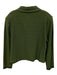 St John Collection Size 16 Green & Navy Blue Wool Blend Contrast Trim Jacket Green & Navy Blue / 16