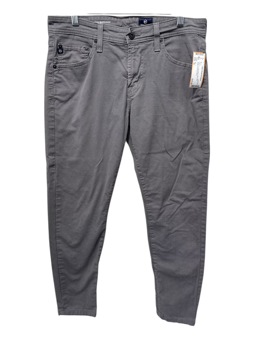 AG Size 30 Gray Cotton Blend Solid Slim Khakis Men's Pants Gray / 30