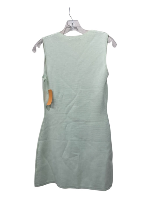 Bec & Bridge Size S Mint Green Viscose & Nylon Sleeveless Buttons Stretch Dress Mint Green / S