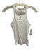 Reformation Size S White Cotton Tank Ribbed Graphic Top White / S