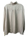 Lafayette 148 Size Large Cream Beige Polyester Long Sleeve Pleated Top Cream Beige / Large