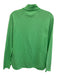 Magnolia Lane Size M Green Pima Cotton Blend 1/2 Zip Athleisure High Neck Jacket Green / M