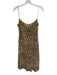 Equipment x Kate Moss Size M Beige & Black Silk Spaghetti Strap Slip Dress Beige & Black / M