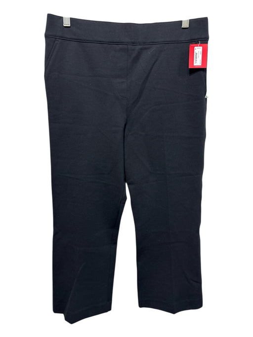 Spanx Size XL Black Rayon & Nylon Elastic Waist Flare Pants Black / XL