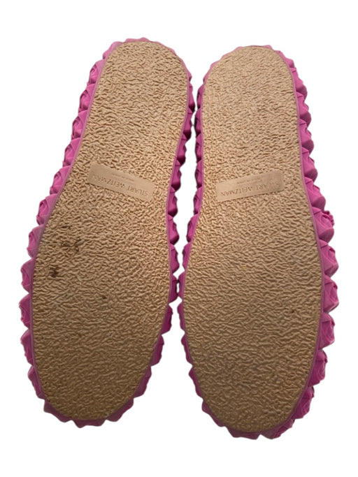 Stuart Weitzman Shoe Size 6.5 Purple Satin Rose detail Fray Detail Sneakers Purple / 6.5