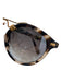 Krewe Gold, Black & Brown Acetate Tortoise Gradient Metal Accent Sunglasses Gold, Black & Brown