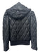 Generation Love Size XS Black Polyurethane Quilted Zip Detail Jacket Black / XS