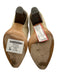 Isabel Marant Shoe Size 37 Taupe Beige Suede Stacked Heel Pointed Toe Booties Taupe Beige / 37