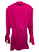 Gauge81 Size Small Hot pink Silk Long Sleeve Collared Gathered Dress Hot pink / Small