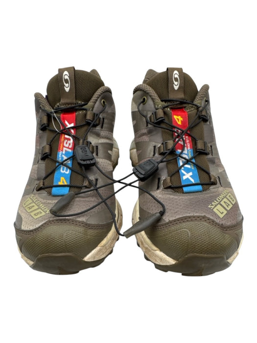 Salomon Shoe Size 7 Brown & Green Synthetic Drawstring Shoes Brown & Green / 7