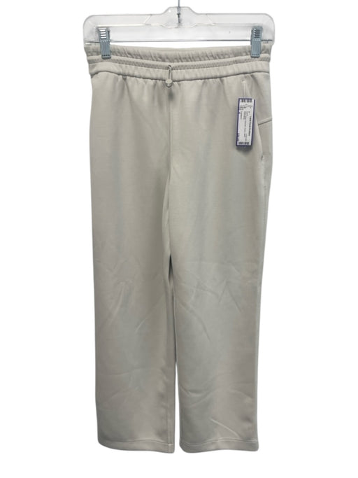 Lululemon Size 4 Gray White Polyester Elastic Waist Drawstring Pants Gray White / 4