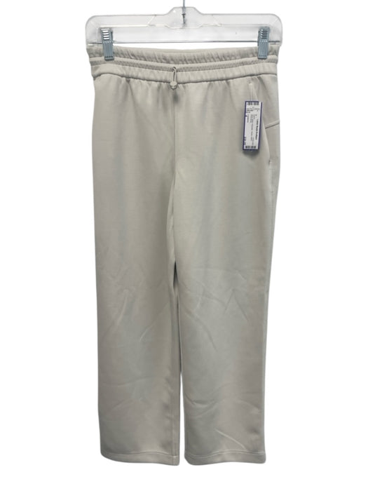 Lululemon Size 4 Gray White Polyester Elastic Waist Drawstring Pants Gray White / 4