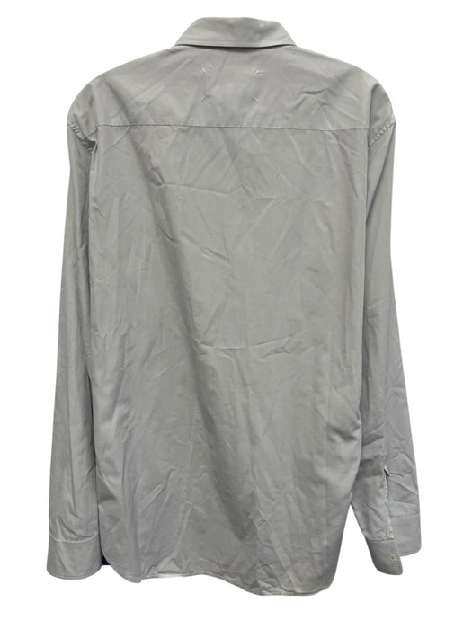 Maison Margiela Size 41 Gray Cotton Solid Button Down Men's Long Sleeve Shirt Gray / 41