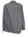 Sid Mashburn Size M Blue & Brown Cotton Plaid Spread Collar Long Sleeve Shirt Blue & Brown / M