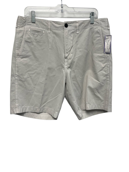 Billy Reid Size 32 Light Beige Cotton Solid Khakis Men's Shorts Light Beige / 32