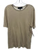 Rag & Bone Size S Tan Cotton Solid Knit T Shirt Men's Short Sleeve Tan / S