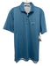 Holderness & Bourne Size M Blue & Green Synthetic Airplanes Polo Short Sleeve Blue & Green / M