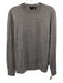 Theory Size S Gray Wool Heathered Crew Neck Men's Sweater Gray / S