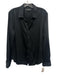John Varvatos Size S Black Synthetic Solid Button Up Men's Long Sleeve Shirt Black / S