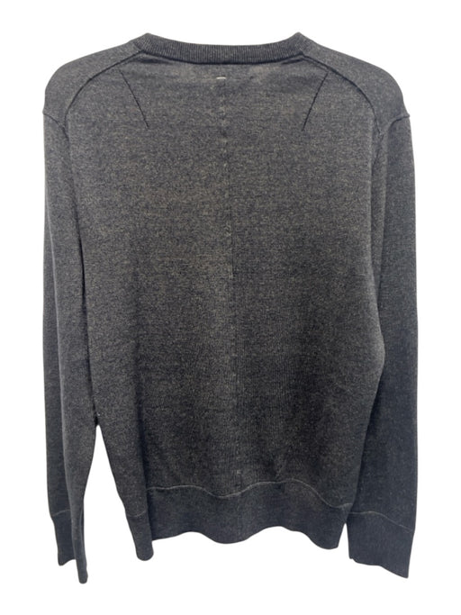 Rag & Bone Size M Dark Gray Wool Blend Solid Crew Men's Sweater Dark Gray / M