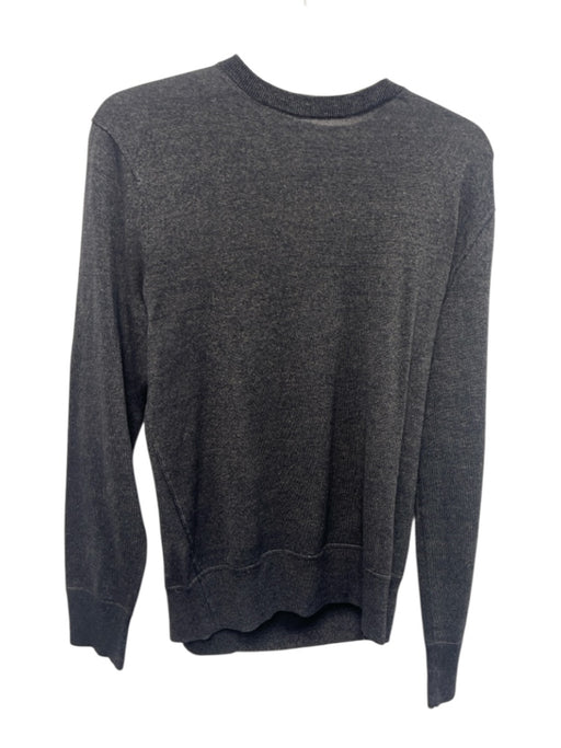 Rag & Bone Size M Dark Gray Wool Blend Solid Crew Men's Sweater Dark Gray / M