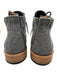 Billy Reid Shoe Size 8.5 Gray Canvas Solid Boot Men's Shoes Gray / 8.5