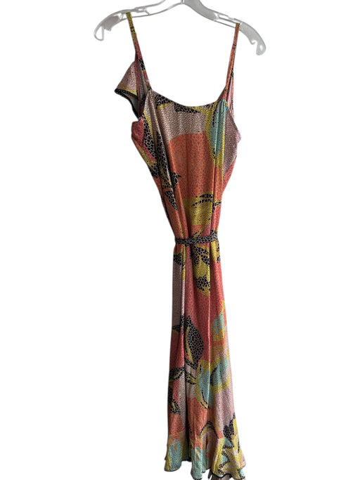 Bhanuni by Jyoti Size 6 Orange Multi No Fabric Tag Spotted Spaghetti Strap Dress Orange Multi / 6