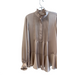 Lafayette 148 Size Small Champagne Polyester Long Sleeve Long Sleeve Pintuck Top Champagne / Small