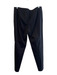 Lafayette 148 Size 10 Black No Fabric Tag Side Zip Flat Front Ankle Slit Pants Black / 10