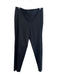 Lafayette 148 Size 10 Black No Fabric Tag Side Zip Flat Front Ankle Slit Pants Black / 10