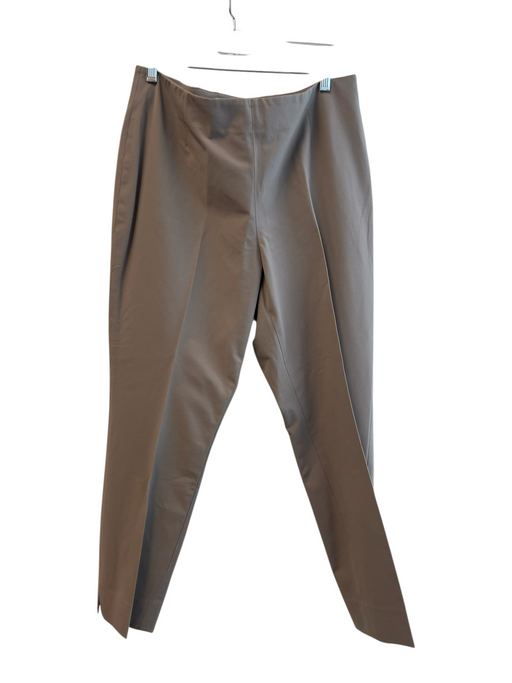 Lafayette 148 Size 10 Light Gray No Fabric Tag Side Zip Flat Front Pants Light Gray / 10