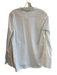 Lafayette 148 Size Est L White Cotton Blend Long Sleeve Standing Collar Tunic White / Est L