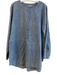 Eileen Fisher Size Medium Med Light Wash Hemp & organic cotton Long Sleeve Tunic Med Light Wash / Medium