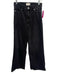 Frame Size 29 Charcoal Black Cotton Blend Faded Denim High Rise Wide Leg Jeans Charcoal Black / 29