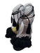 Aquazzura Shoe Size 38 Black Suede Fringe Ankle Tie Tassle Detail Sandals Black / 38