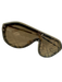 Fendi Cream & Brown Acetate gold tone metal Zucca case incl Shield Sunglasses Cream & Brown