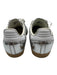 Adidas Shoe Size 7 Silver & White Leather Round Toe Cracked leather Sneakers Silver & White / 7
