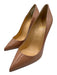 Christian Louboutin Shoe Size 38.5 Blush Pink Patent Leather Pointed Toe Sandals Blush Pink / 38.5