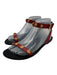 Versace Shoe Size 38.5 Red, Black, Gold Leather Gold hardware Medusa Sandals Red, Black, Gold / 38.5