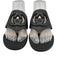 Gucci Shoe Size 38 Black Leather Stacked Heel Interlocking GG Thong Mule Sandals Black / 38